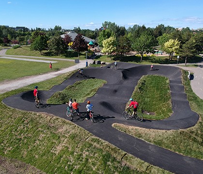 Piste à rouleaux