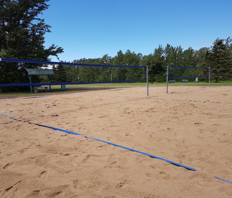 Terrains de volleyball de plage