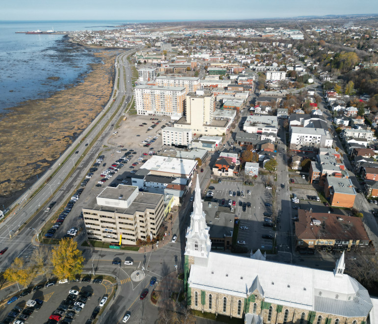Une murale d’envergure au centre-ville de Rimouski