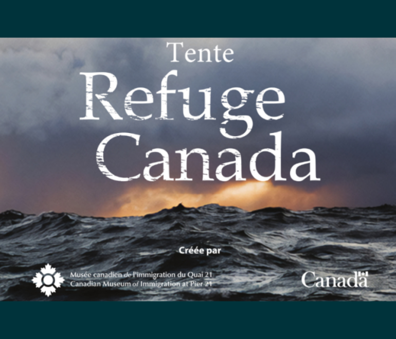 L’exposition « Tente Refuge Canada » du Musée canadien de l’immigration du Quai 21 présentée à la galerie d’art Léonard-Parent